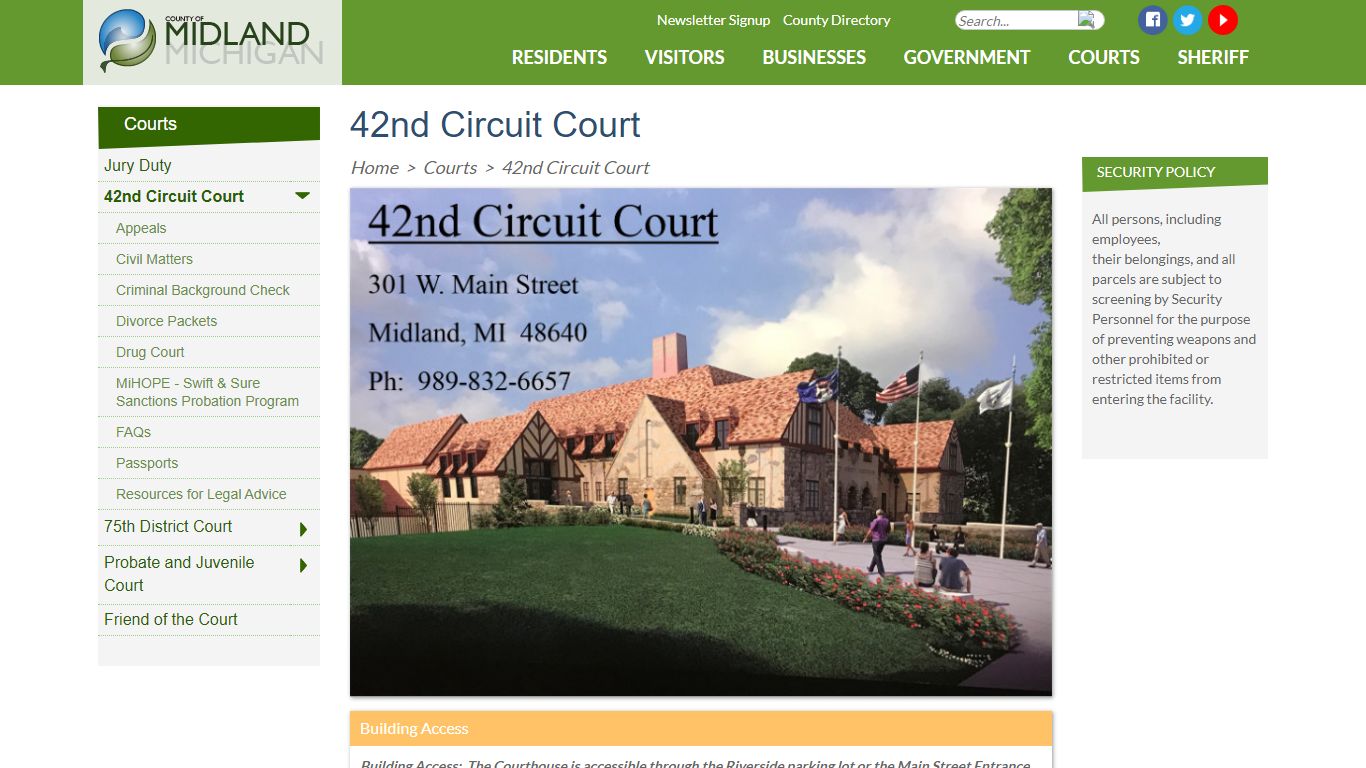 42nd Circuit Court - Midland County, Michigan